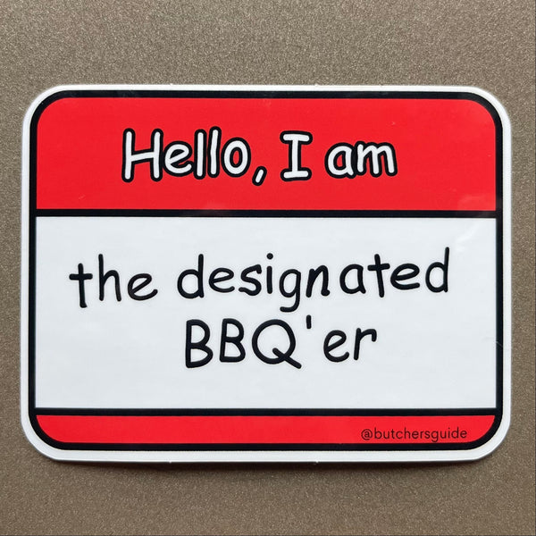 Designated BBQ'er - Sticker
