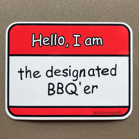 Designated BBQ'er - Sticker