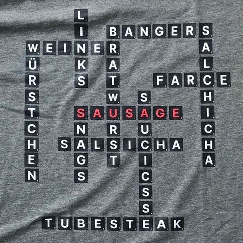 Sausage Crossword Tee